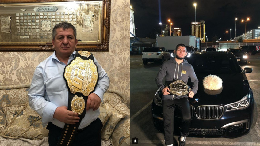 Хабиб получил пояс, Абдулманап простил Макгрегора (видео)