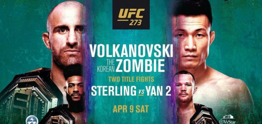 Результаты турнира UFC 273: Волкановски и Стерлинг защитили титулы