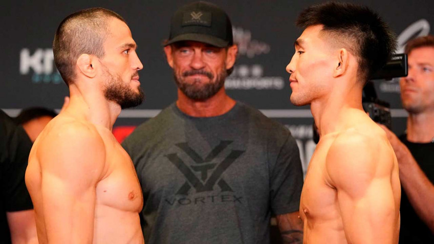 Полные результаты взвешивания участников турнира UFC в Шанхае: Умар Нурмагомедов – Сун Ядун