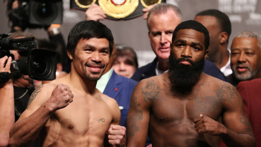 Мэнни Пакьяо и Эдриэн Бронер успешно прошли взвешивание