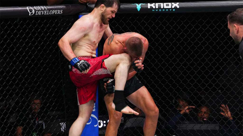 UFC Абу-Даби: Мухаммад Саидов досрочно победил Дастина Джейкоби