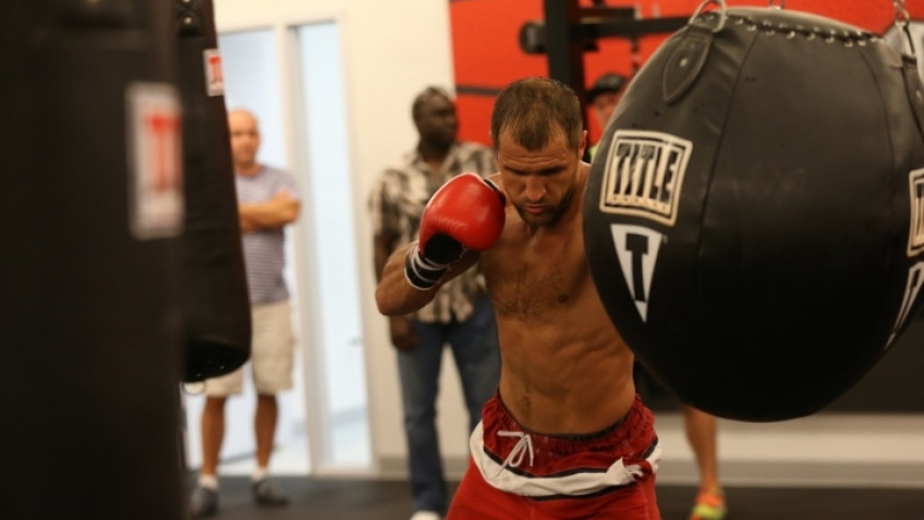 Тренировка Сергея Ковалева