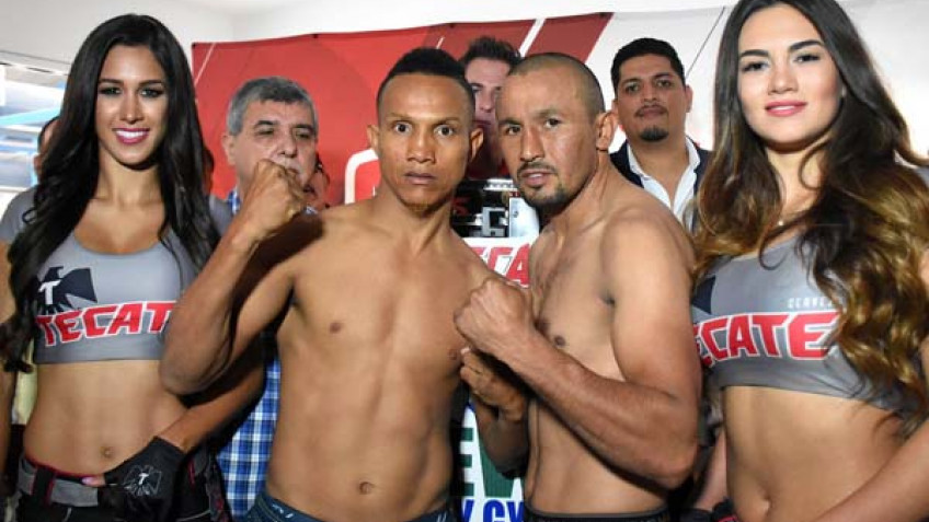 Кадр дня: Орландо Салидо и Аристидес Перес прошли взвешивание