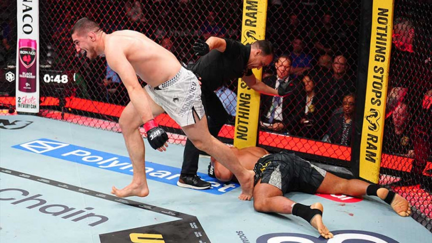 UFC 328: Байсангур Сусуркаев досрочно победил Джордена Сантоса