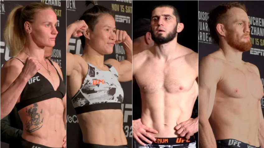 UFC 322: Ислам Махачев, Джек Делла Маддалена, Валентина Шевченко и Чжан Вэйли успешно прошли взвешивание