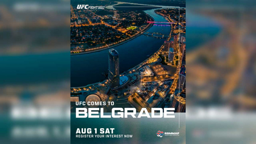 UFC впервые проведет турнир в Сербии