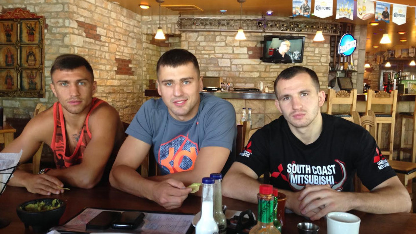 Кадр дня: Ломаченко, Гвоздик и Каваляускас