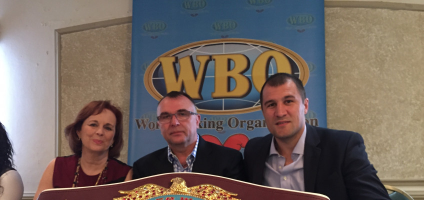 Сергею Ковалеву вручили пояс суперчемпиона WBO