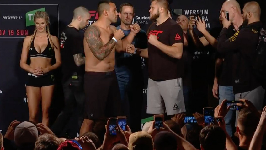 Фабрисио Вердум перевесил Марчина Тыбуру на килограмм (+ видео)