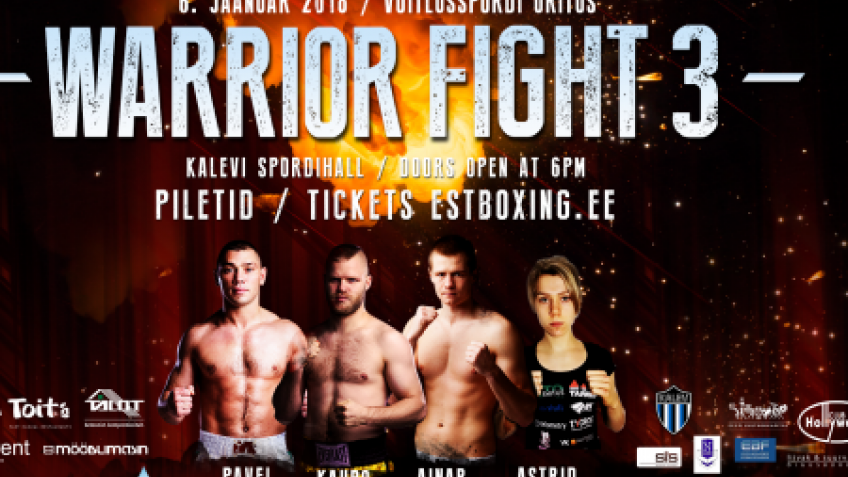 Прямая трансляция вечера бокса в Таллине (начало в 20:00 МСК)