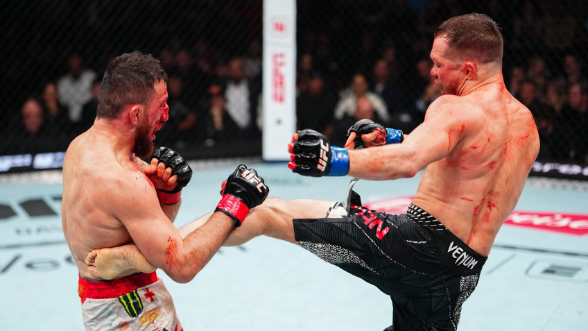 Бой Петра Яна и Мераба Двалишвили стал лучшим боем турнира UFC 323