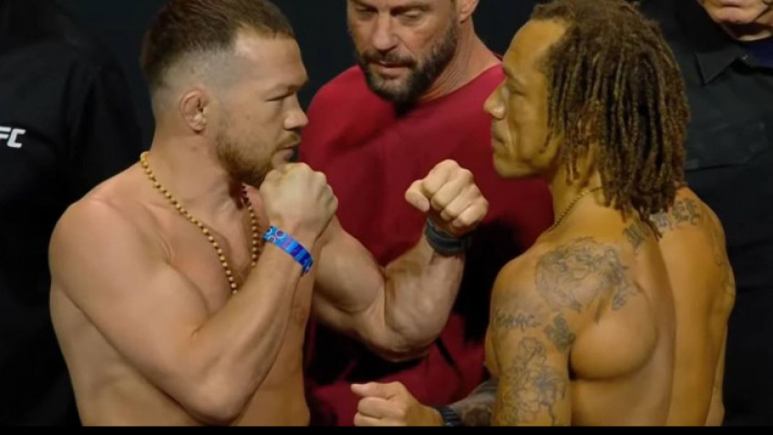 Петр Ян и Маркус Макги провели дуэль взглядов перед субботним боем