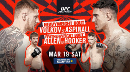 UFC Fight Night: Волков-Аспиналл, Абдурахимов-Павлович, Крылов-Крейг