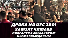 Хамзат Чимаев устроил драку с Абубакаром Нурмагомедовым на UFC 280 (видео)
