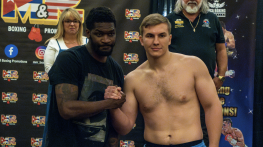 Алексей Дронов и Веселл Вебстер прошли взвешивание перед завтрашним поединком 