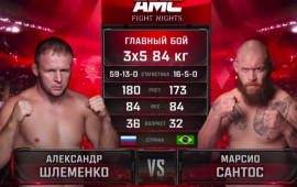 Видео: Бой Александра Шлеменко и Марсио Сантоса