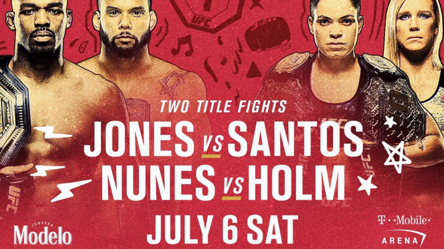 UFC 239: Джонс-Т.Сантос, Нуньес-Холм, Масвидаль-Аскрен