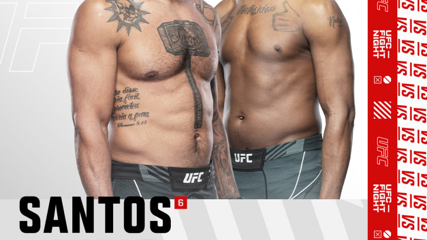 UFC on ESPN: Сантос-Хилл, Гамзатов-Циркунов, Сакай-Спивак (Матч)