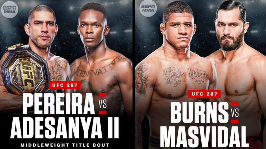 UFC 287: Перейра-Адесанья 2, Бернс-Масвидаль