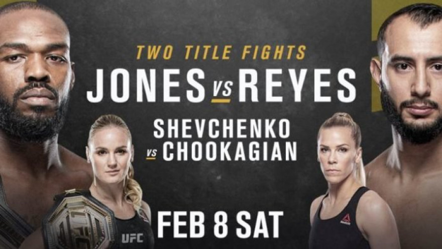 UFC 247: Джонс-Рейес, Шевченко-Чукагян, Льюис-Латифи