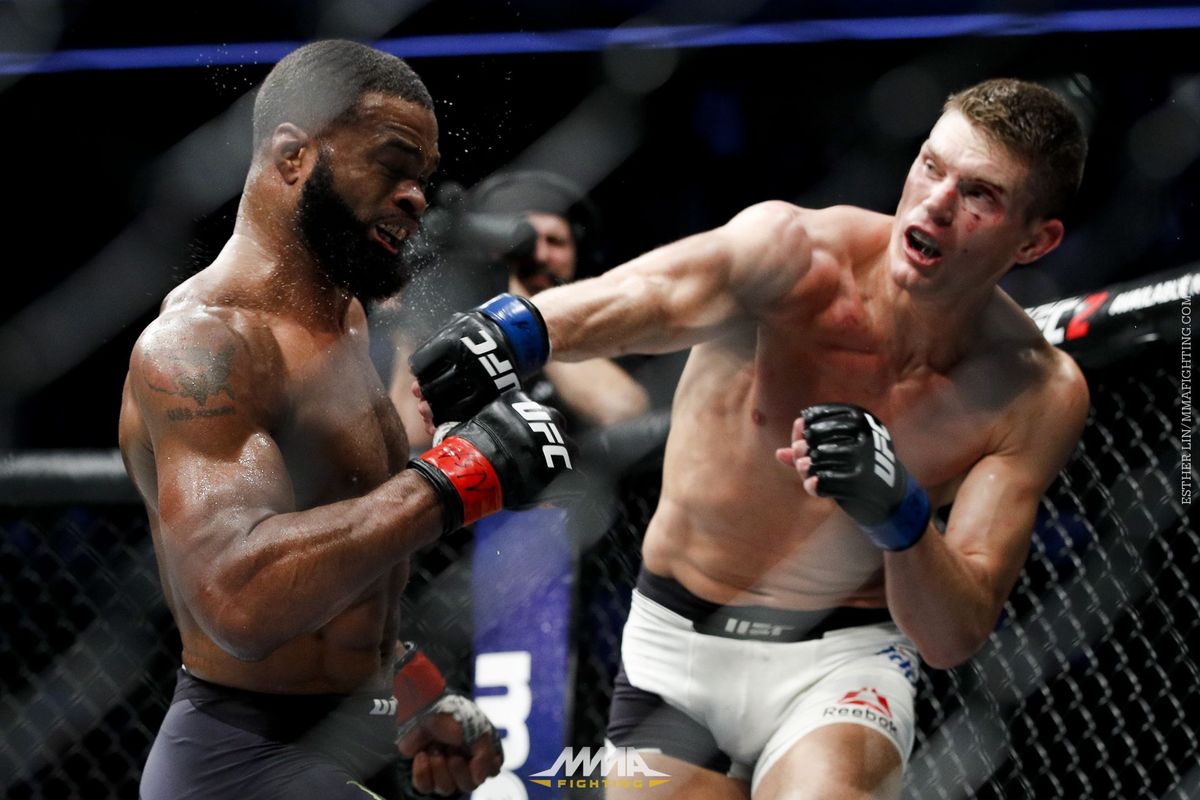 Включи бой видео. Stephen Thompson Woodley. UFC Thompson Steven. Кард боя Вудли Томпсон 2. Tyron Woodley Strikeforce.