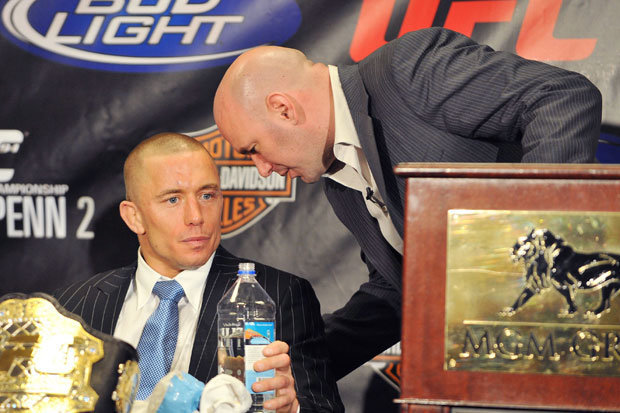 Dana White George St Pierre